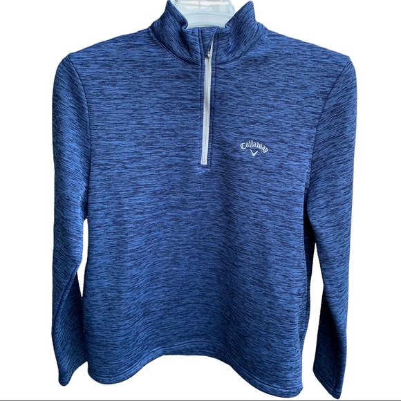 Callaway Other - Callaway Golf Men's Size Small Blue 1/4 Zip Static Pattern Pullover